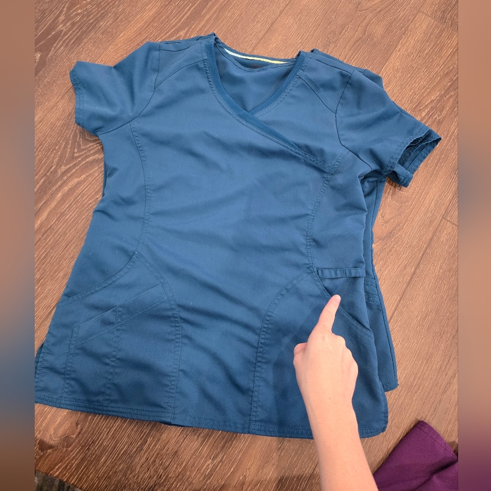 Blue Scrub Set - Picture 8 of 13